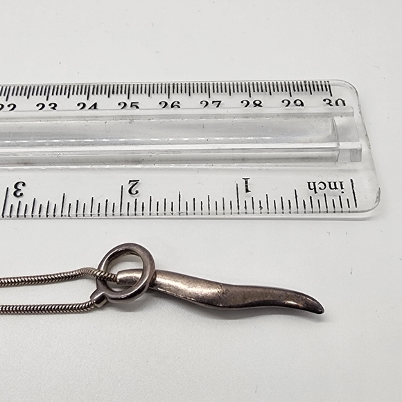 Joseph Esposito Espo Sterling Sliver 925 Vintage Slider Necklace - Picture 3 of 10